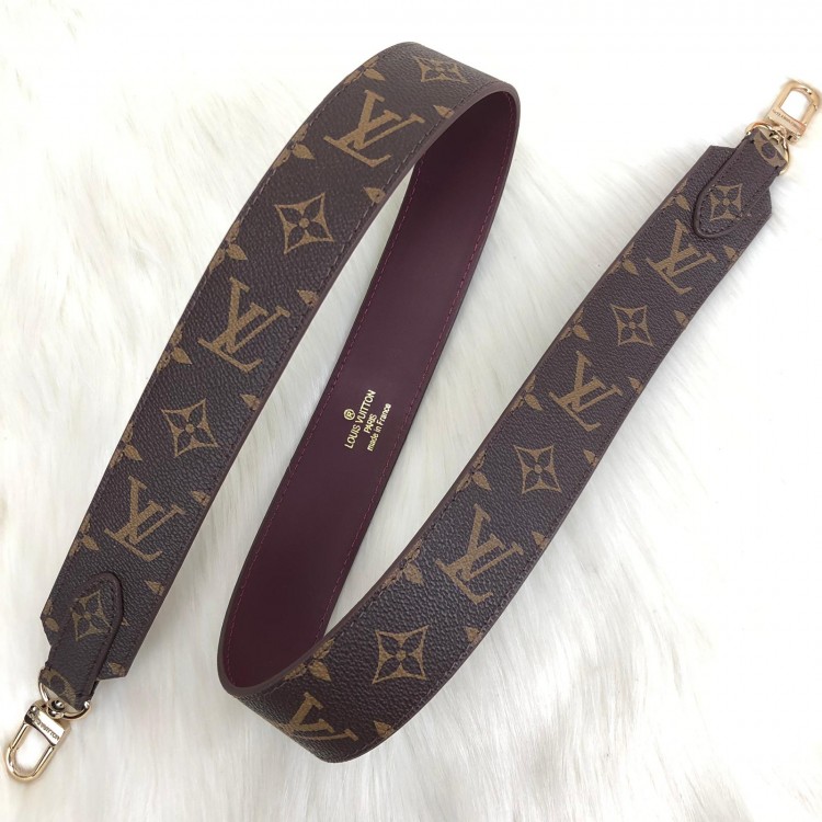 LOUİS VUİTTON BANDOULİERE MONOGRAM STRAP BORDO